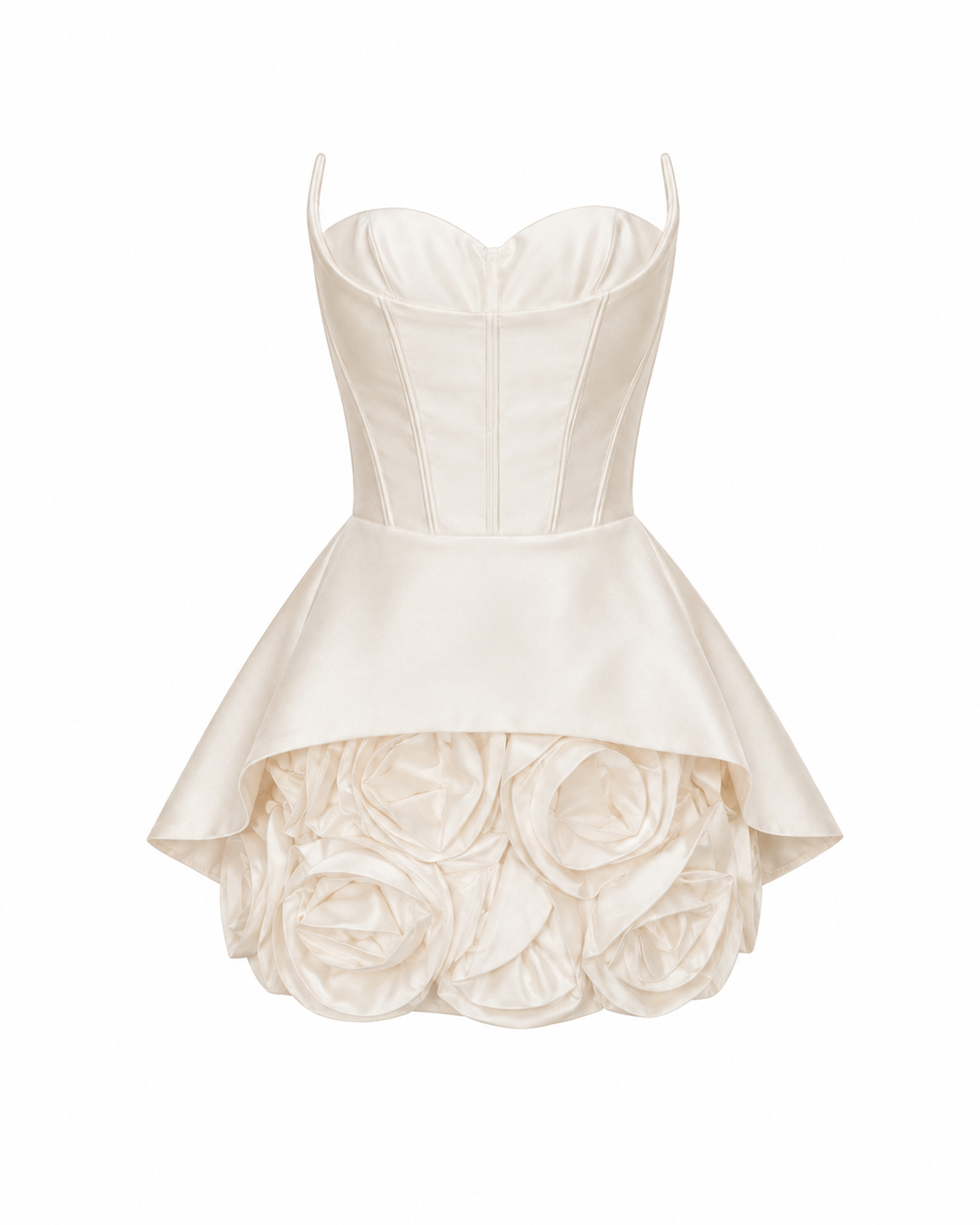 The Fleur Noire Sculpted Dress