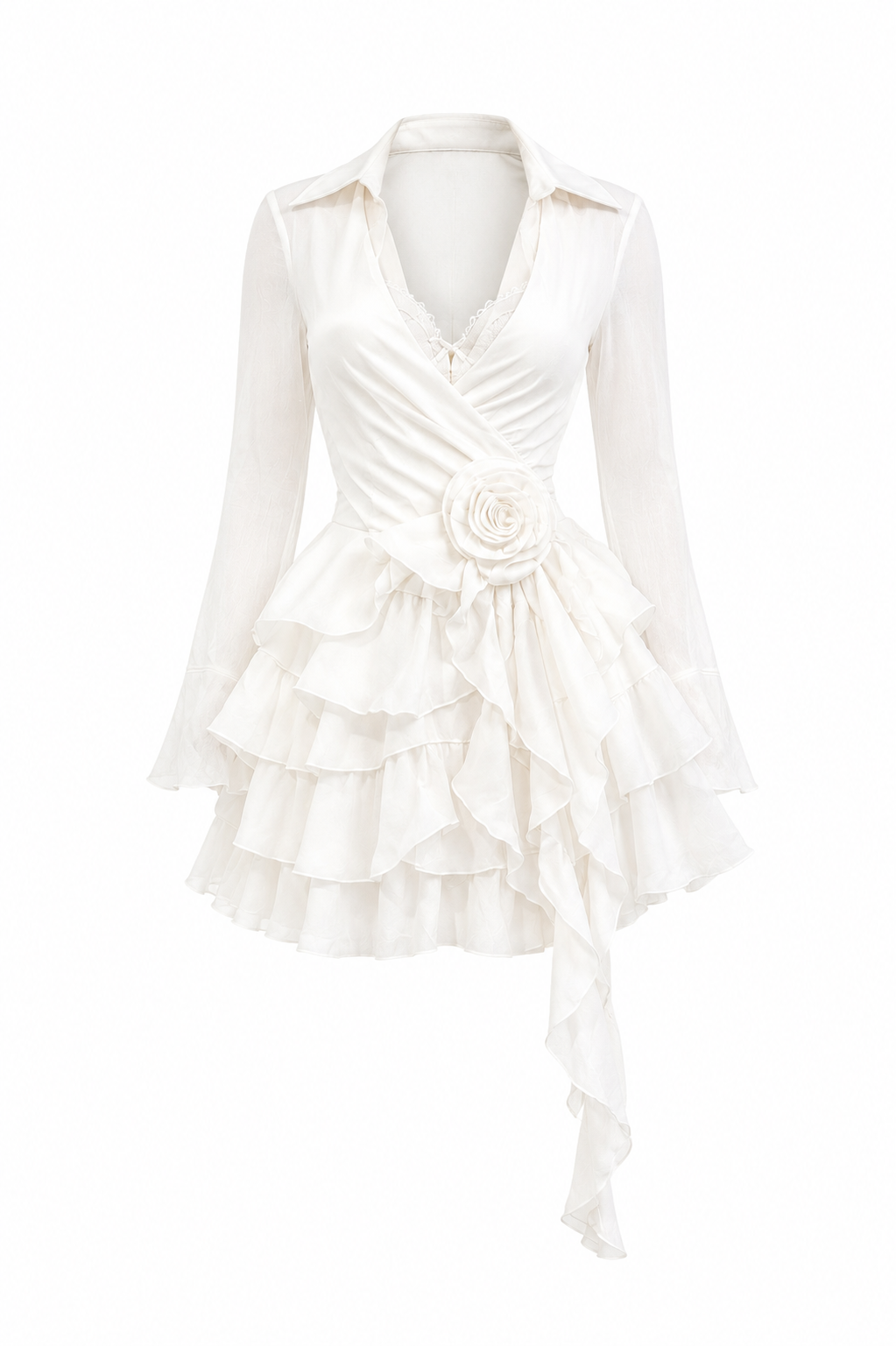 Noir Cascade Dress