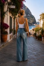 Spider Wide-Leg Denim