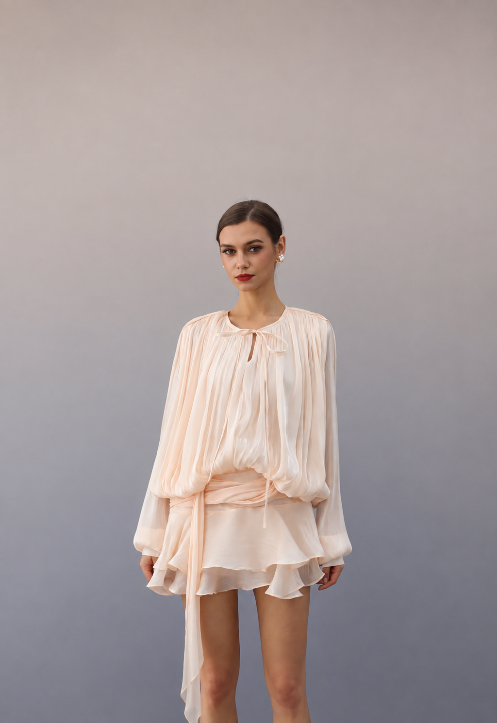 The Celestia Ivory Dress